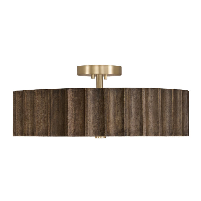 Capital Lighting - 257641MA - Four Light Semi Flush Mount - Cody - Matte Brass