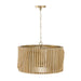 Capital Lighting - 344642BWB - Four Light Pendant - Archer - Blonde Wood and Matte Brass