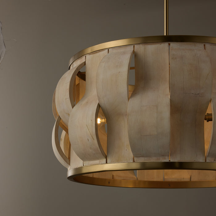 Capital Lighting - 357541MA - Four Light Pendant - Willa - Matte Brass