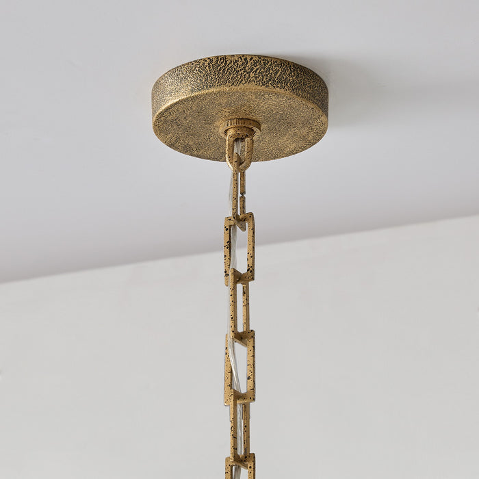 Capital Lighting - 359811ARG - One Light Pendant - Savari - Artisan Gold