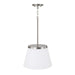 Capital Lighting - 361011BN - One Light Pendant - Drake - Brushed Nickel