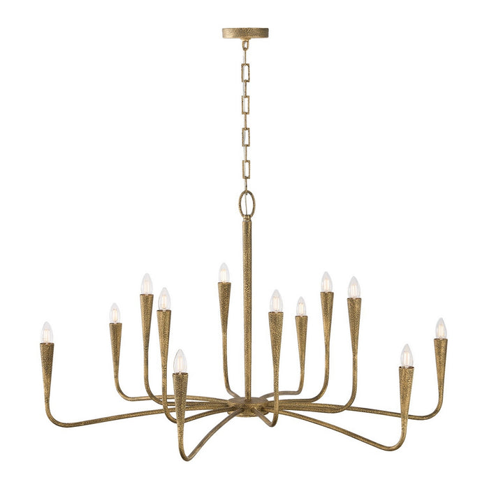Capital Lighting - 459801ARG - 12 Light Chandelier - Savari - Artisan Gold