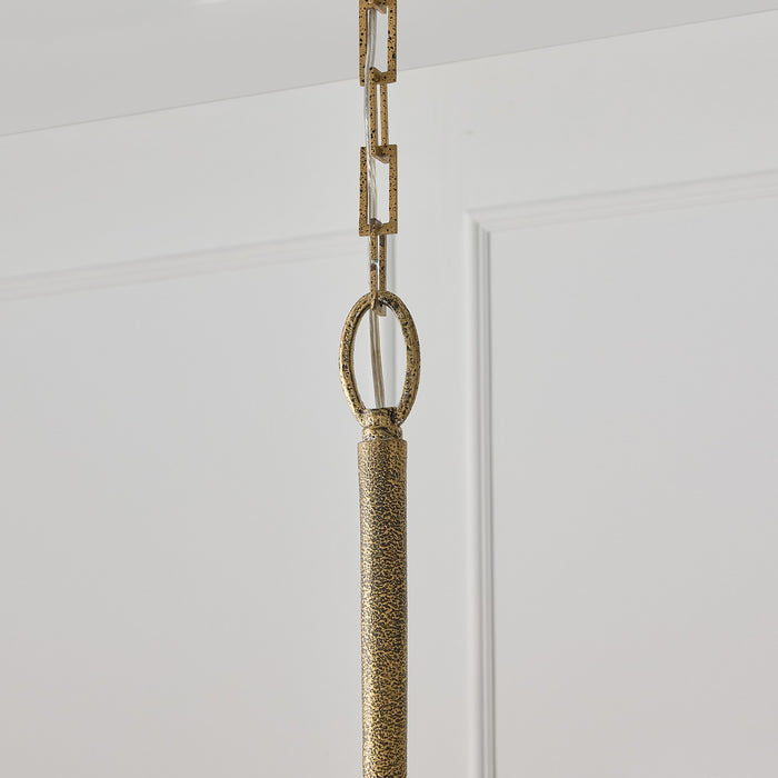 Capital Lighting - 459861ARG - Six Light Chandelier - Savari - Artisan Gold