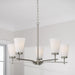 Capital Lighting - 461051BN-660 - Five Light Chandelier - Drake - Brushed Nickel