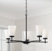 Capital Lighting - 461051MB-660 - Five Light Chandelier - Drake - Matte Black