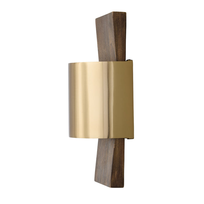 Capital Lighting - 660111NM - LED Wall Sconce - Sidney - Nordic Wood and Matte Brass