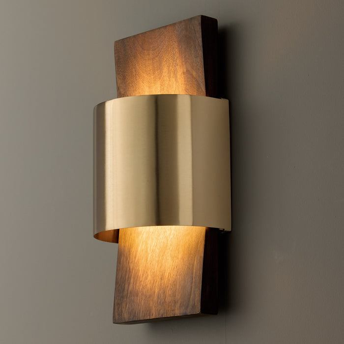 Capital Lighting - 660111NM - LED Wall Sconce - Sidney - Nordic Wood and Matte Brass