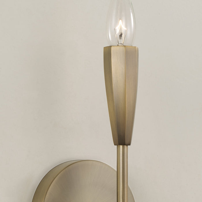 Capital Lighting - 660411ANB - One Light Wall Sconce - Palmer - Antiqued Brass