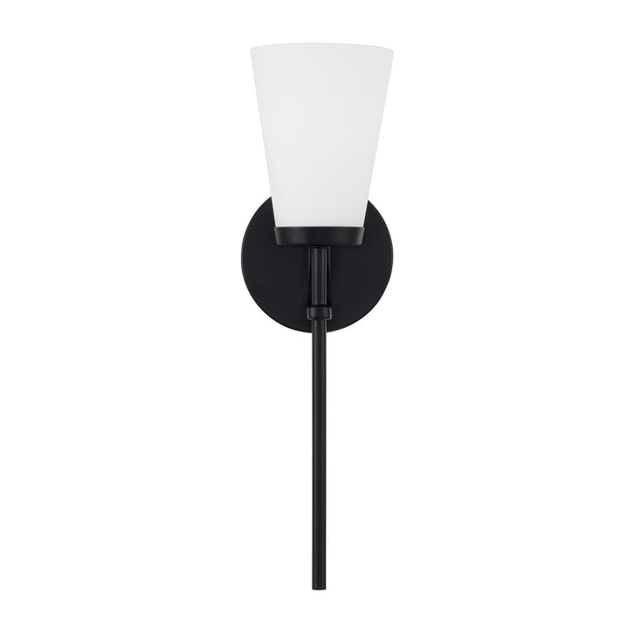 Capital Lighting - 661011MB-660 - One Light Wall Sconce - Drake - Matte Black