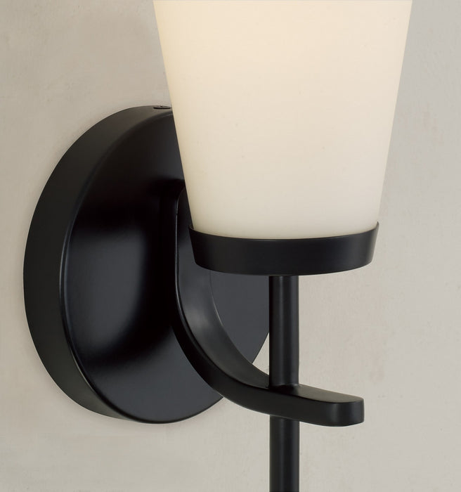 Capital Lighting - 661011MB-660 - One Light Wall Sconce - Drake - Matte Black