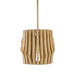 Capital Lighting - 844661BWB - Six Light Island Pendant - Archer - Blonde Wood and Matte Brass
