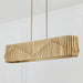 Capital Lighting - 844661BWB - Six Light Island Pendant - Archer - Blonde Wood and Matte Brass