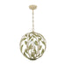 Crystorama - 504-CT - Four Light Chandelier - Broche - Champagne Green Tea