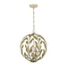 Crystorama - 504-CT - Four Light Chandelier - Broche - Champagne Green Tea