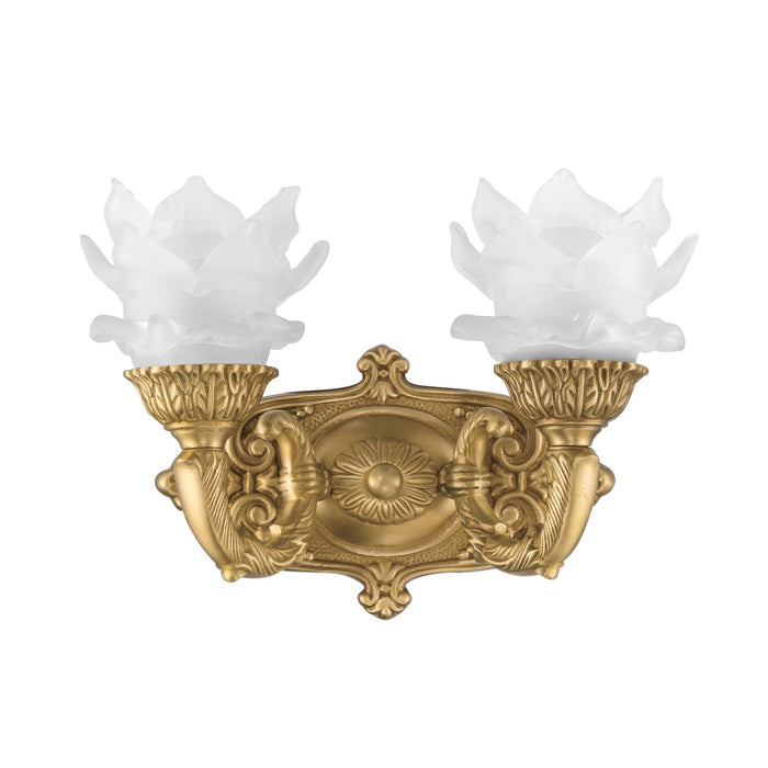 Crystorama - 5222-AG - Two Light Wall Sconce - Mayfield - Aged Brass