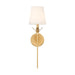 Crystorama - 531-OP-GA - One Light Wall Sconce - Broche - Antique Gold