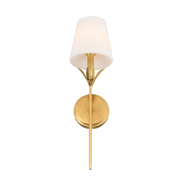 Crystorama - 531-OP-GA - One Light Wall Sconce - Broche - Antique Gold