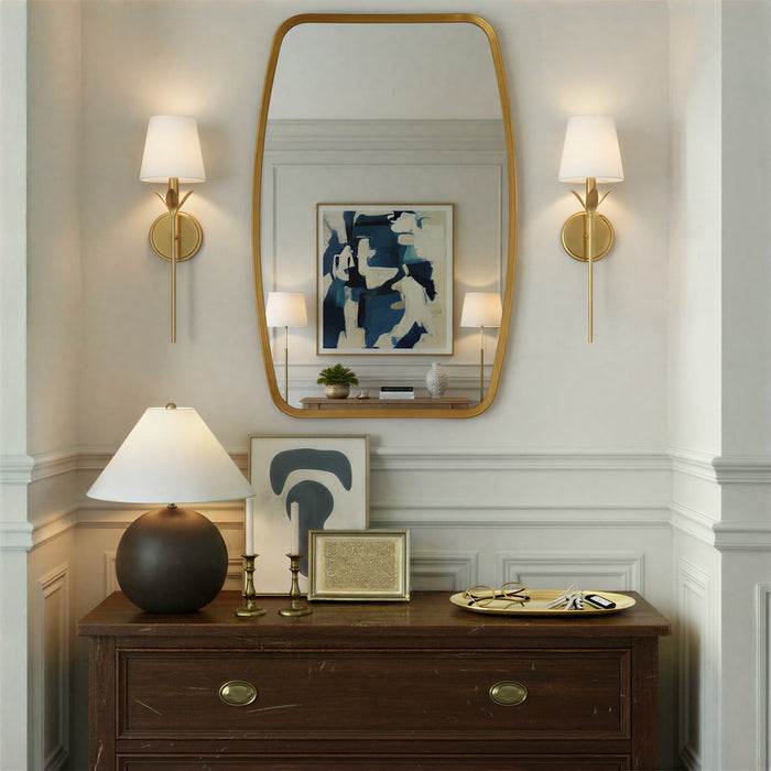 Crystorama - 531-OP-GA - One Light Wall Sconce - Broche - Antique Gold