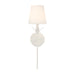 Crystorama - 531-OP-MT - One Light Wall Sconce - Broche - Matte White