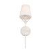 Crystorama - 531-OP-MT - One Light Wall Sconce - Broche - Matte White