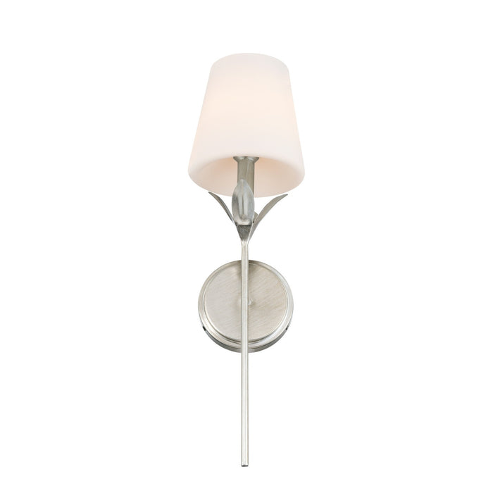 Crystorama - 531-OP-SA - One Light Wall Sconce - Broche - Antique Silver