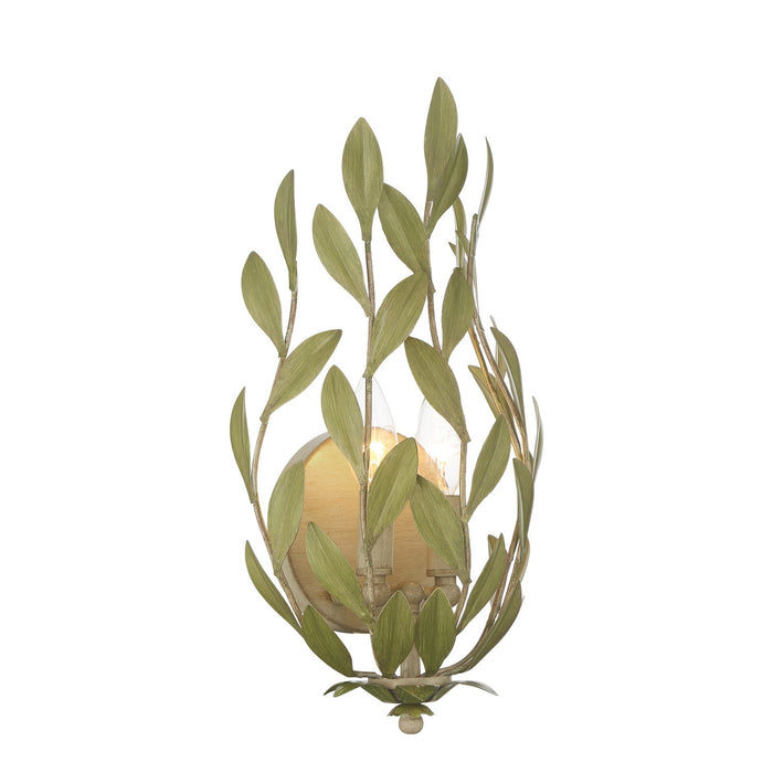 Crystorama - 561-CT - Two Light Wall Sconce - Broche - Champagne Green Tea