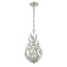 Crystorama - 565-SA - Three Light Chandelier - Broche - Antique Silver