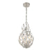 Crystorama - 565-SA - Three Light Chandelier - Broche - Antique Silver