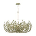 Crystorama - 569-CT - 12 Light Chandelier - Broche - Champagne Green Tea