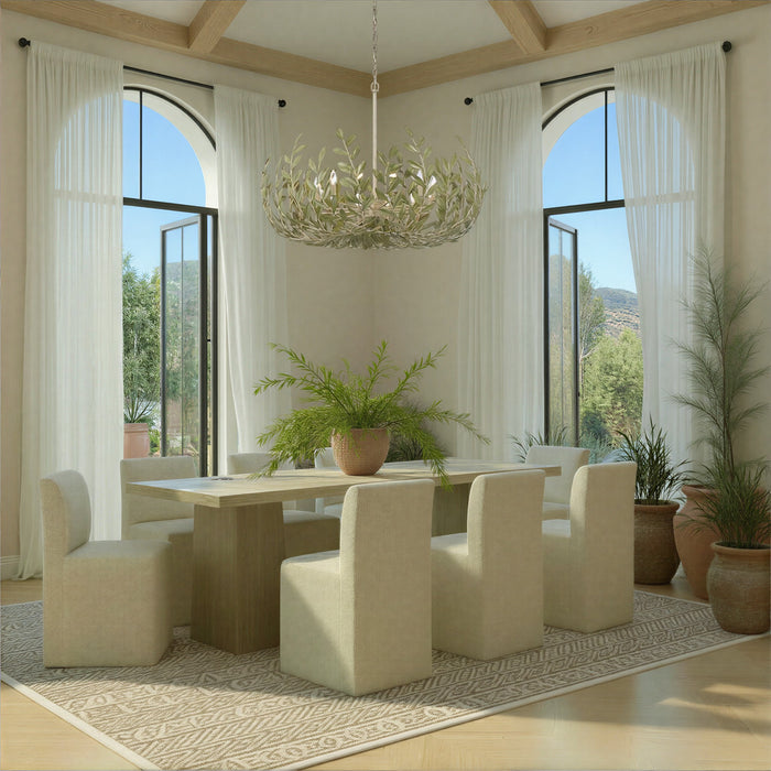 Crystorama - 569-CT - 12 Light Chandelier - Broche - Champagne Green Tea