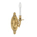 Crystorama - 621-AG - One Light Wall Sconce - Milford - Aged Brass