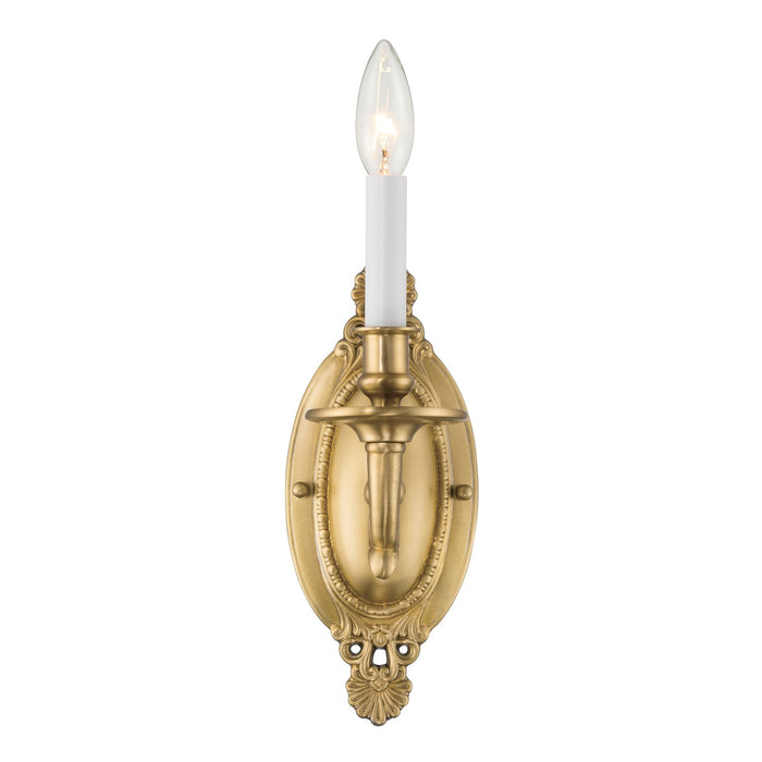 Crystorama - 621-AG - One Light Wall Sconce - Milford - Aged Brass