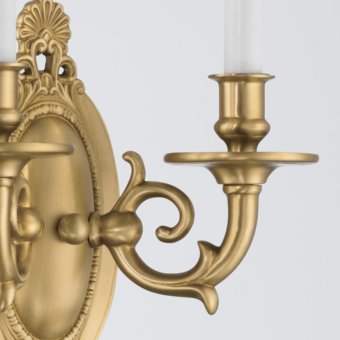 Crystorama - 622-AG - Two Light Wall Sconce - Milford - Aged Brass