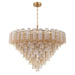 Crystorama - ADD-327-AG-AM - 28 Light Chandelier - Addis - Aged Brass
