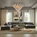 Crystorama - ADD-327-AG-AU - 28 Light Chandelier - Addis - Aged Brass