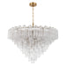 Crystorama - ADD-327-AG-CL - 28 Light Chandelier - Addis - Aged Brass