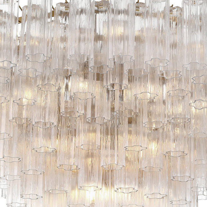 Crystorama - ADD-327-AG-CL - 28 Light Chandelier - Addis - Aged Brass