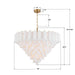 Crystorama - ADD-327-AG-WH - 28 Light Chandelier - Addis - Aged Brass