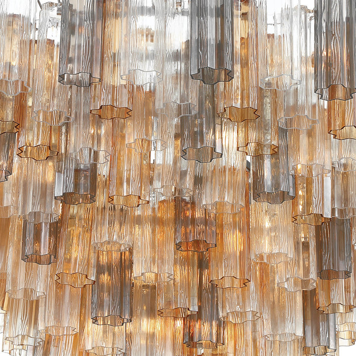 Crystorama - ADD-327-CH-AU - 28 Light Chandelier - Addis - Polished Chrome