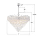 Crystorama - ADD-327-CH-CL - 28 Light Chandelier - Addis - Polished Chrome