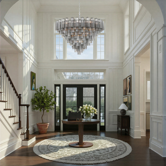 Crystorama - ADD-327-CH-SM - 28 Light Chandelier - Addis - Polished Chrome