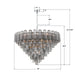 Crystorama - ADD-327-CH-SM - 28 Light Chandelier - Addis - Polished Chrome