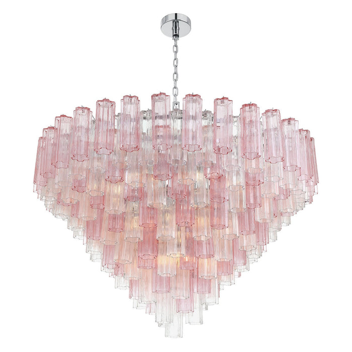 Crystorama - ADD-327-CH-SP - 28 Light Chandelier - Addis - Polished Chrome