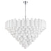 Crystorama - ADD-327-CH-WH - 28 Light Chandelier - Addis - Polished Chrome