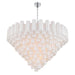 Crystorama - ADD-327-CH-WH - 28 Light Chandelier - Addis - Polished Chrome