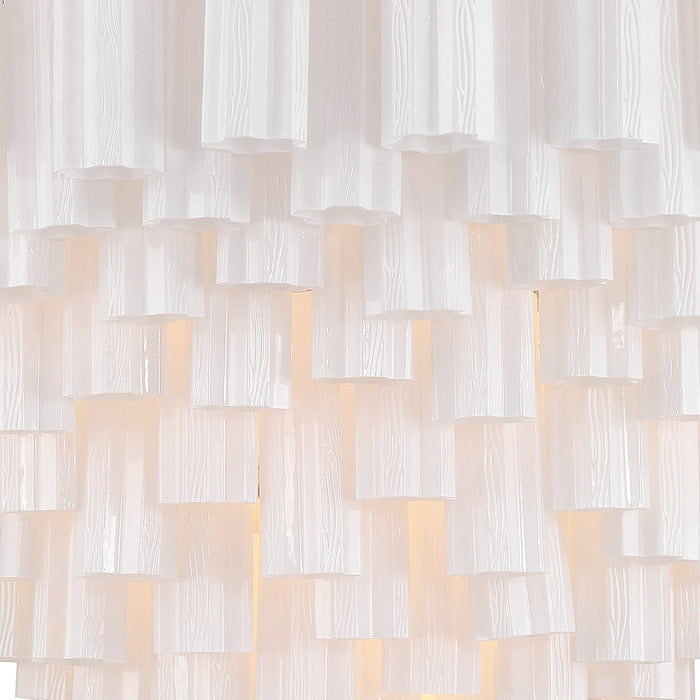 Crystorama - ADD-327-CH-WH - 28 Light Chandelier - Addis - Polished Chrome