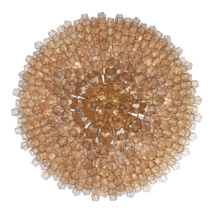 Crystorama - ADD-329-AG-AM - 40 Light Chandelier - Addis - Aged Brass