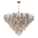 Crystorama - ADD-329-AG-AU - 40 Light Chandelier - Addis - Aged Brass
