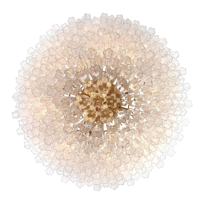 Crystorama - ADD-329-AG-CL - 40 Light Chandelier - Addis - Aged Brass