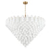 Crystorama - ADD-329-AG-WH - 40 Light Chandelier - Addis - Aged Brass